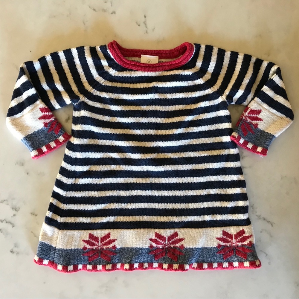 Hanna Andersson Sweater Dress 70cm 6-12m